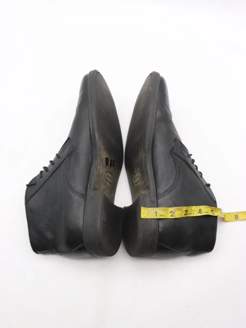 John Varvatos Ankle Boots Shoes Men's 10.5 Black Leather Handmade in Portugal